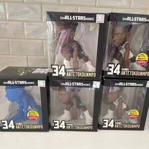 Giannis Antetokounmpo Milwaukee Bucks smAll- STARS Minis 6” Vinyl Figure Lot 5